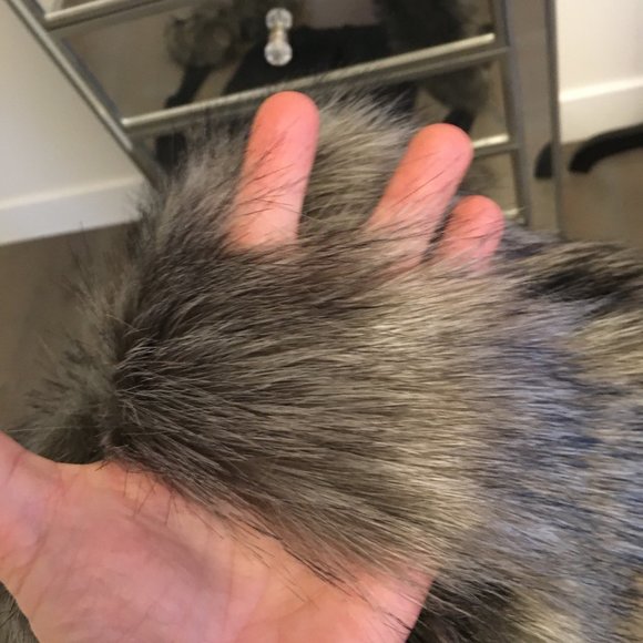 Faux Fur Knit Scarf - Picture 4 of 6